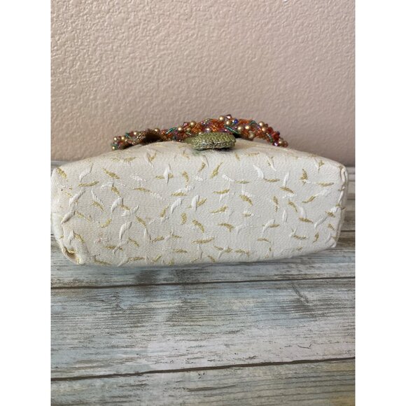 Mary Frances Vintage Palm Tree Beaded Handbag – Rare Tropical Accessory - Picture 6 of 16